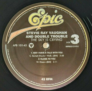 Hanglemez Stevie Ray Vaughan - The Sky Is Crying (200g) (45 RPM) (2 LP) - 4
