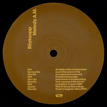 Δίσκος LP Royksopp - Melody Am (2 LP) - 5