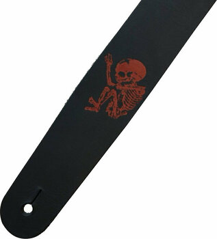 Leather guitar strap Richter Cannibal Corpse Signature Leather guitar strap Black - 2