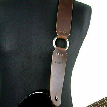Leather guitar strap Richter Ring Leather guitar strap Brown - 4