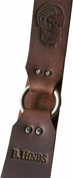 Leather guitar strap Richter Brent Hinds Signature Leather guitar strap Brown - 2