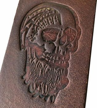 Leather guitar strap Richter Brent Hinds Signature Leather guitar strap Brown - 3