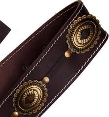 Gitarrengurt Richter Motörhead Concho Strap Brown/ Old Gold Gitarrengurt - 2