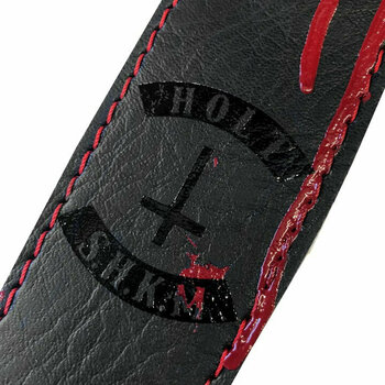 Leather guitar strap Richter Gary Holt Signature Leather guitar strap Black - 2