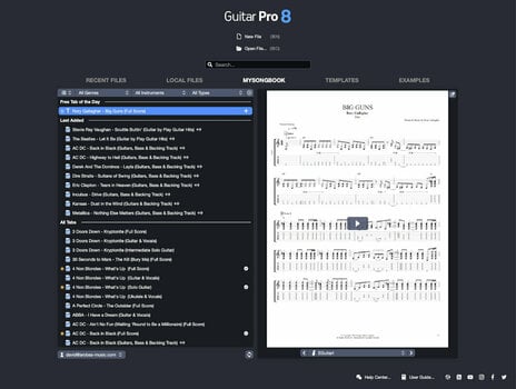 Notační software Arobas Music Guitar Pro 8 (Digitální produkt) - 8