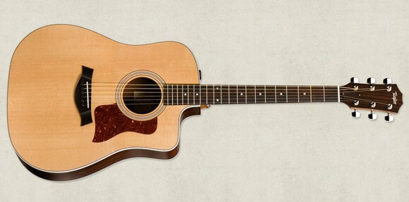 elektroakustisk gitarr Taylor Guitars 210ce Dreadnought Acoustic-Electric with Cutaway - 4