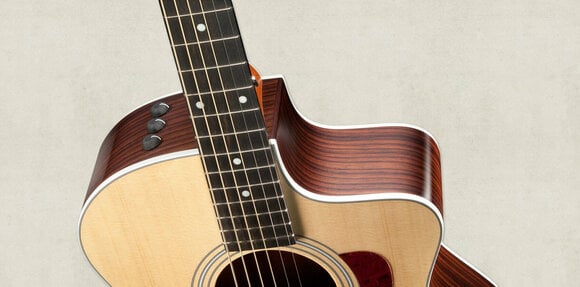 Elektroakusztikus gitár Taylor Guitars 210ce Dreadnought Acoustic-Electric with Cutaway - 5