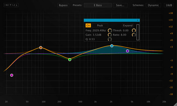 Software Plug-In FX Processor Initial Audio Dynamic EQ (Digital product) - 2