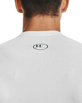Fitness T-Shirt Under Armour Men's HeatGear Armour Short Sleeve White/Black L Fitness T-Shirt - 5