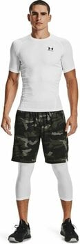Fitness T-Shirt Under Armour Men's HeatGear Armour Short Sleeve White/Black L Fitness T-Shirt - 6