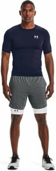 Fitness shirt Under Armour Men's HeatGear Armour Short Sleeve Midnight Navy/White M Fitness shirt - 6