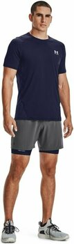 Running t-shirt with short sleeves
 Under Armour Men's HeatGear Armour Fitted Short Sleeve Navy/White L Running t-shirt with short sleeves - 7
