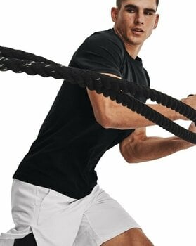 Fitness T-Shirt Under Armour Men's UA Seamless Lux Short Sleeve Black/Jet Gray L Fitness T-Shirt - 6