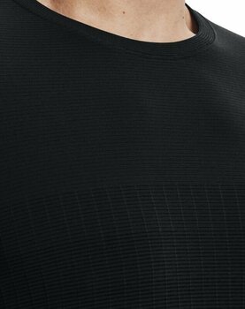 Fitness koszulka Under Armour Men's UA Seamless Lux Short Sleeve Black/Jet Gray M Fitness koszulka - 5