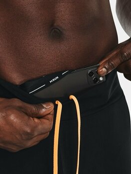Běžecké kalhoty / legíny Under Armour Men's UA Speedpocket Tights Black/Orange Ice XL Běžecké kalhoty / legíny - 5