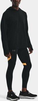 Běžecké kalhoty / legíny Under Armour Men's UA Speedpocket Tights Black/Orange Ice XL Běžecké kalhoty / legíny - 8