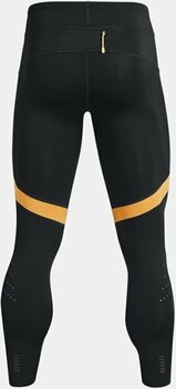 Calças/leggings de corrida Under Armour Men's UA Speedpocket Tights Black/Orange Ice 2XL Calças/leggings de corrida - 2