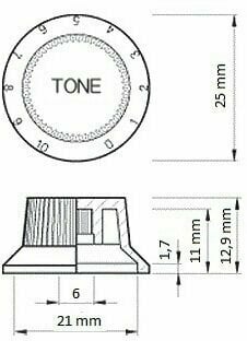 Spare part Partsland PST-T-ADWH Aged White - 2