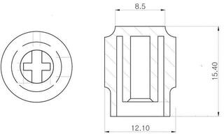 Pickup selector Partsland PTE-BLK Black Pickup selector - 1