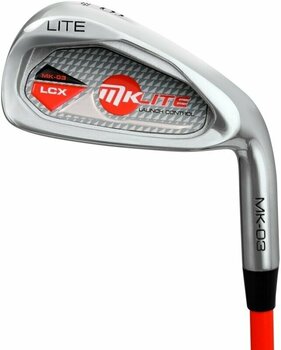 Стик за голф - Метални MKids Golf MK Lite 7 Iron Rh Red 53in - 135cm - 2