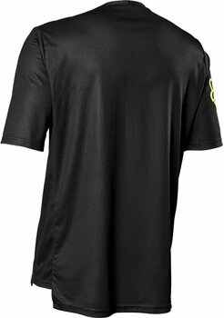 Fietsshirt FOX Defend Short Sleeve Jersey Black/Yellow XL - 2