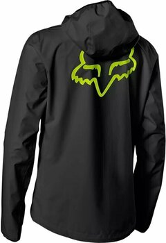 Casaco de ciclismo, colete FOX Ranger 2.5L Water Jacket Black/Yellow L Casaco - 2