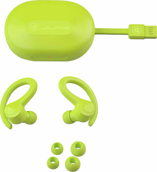 Intra-auriculares true wireless Jlab Go Air Sport Neon Yellow - 6