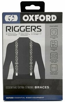 Dodatna oprema za moto hlače Oxford Riggers Skulls UNI - 5