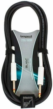 Инструментален кабел Bespeco DRAG200 Черeн 2 m Директен - Директен - 2