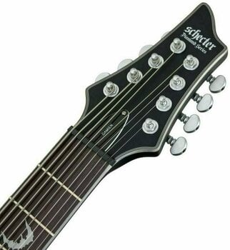 8-snarige elektrische gitaar Schecter Damien Platinum 8 - Satin Black - 3