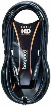 Mikrofon kábel Bespeco HDFM450 Fekete 4,5 m - 2