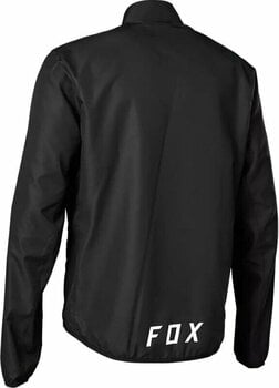 Kerékpár kabát, mellény FOX Ranger Wind Jacket Black S Kabát - 2