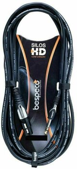 Mikrofon kábel Bespeco HDJF600 Fekete 6 m - 2