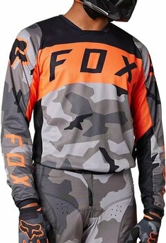 Maillot de motocross FOX 180 Bnkr Jersey Grey Camo S Maillot de motocross - 2