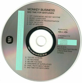 Muziek CD Monkey Business - Bad Time For Gentlemen (CD) - 2