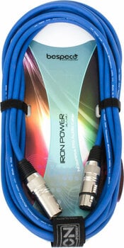 Mikrofónový kábel Bespeco IROMB900 Modrá 9 m - 2