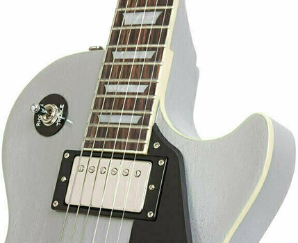 Elektrische gitaar Epiphone Les Paul Custom PRO TV Silver - 4