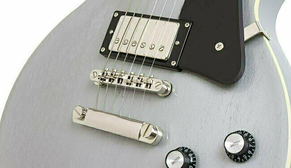 Guitare électrique Epiphone Les Paul Custom PRO TV Silver - 5