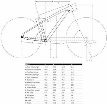 Vélo semi-rigides GT Zaskar LT Elite Sram SX Eagle 1x12 Dark Blue M Vélo semi-rigides - 7