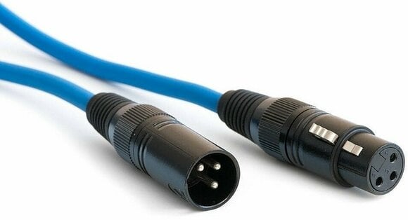 Kabel mikrofonowy Bespeco PYMB450 Niebieski 4,5 m - 2