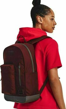 Lifestyle-rugzak / tas Under Armour UA Halftime Backpack Red/Chestnut Red/Fresh Clay 22 L Rugzak - 6