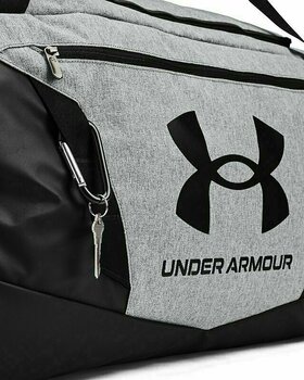 Lifestyle nahrbtnik / Torba Under Armour UA Undeniable 5.0 Large Duffle Bag Pitch Gray Medium Heather/Black 101 L Sport Bag - 3