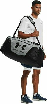 Lifestyle nahrbtnik / Torba Under Armour UA Undeniable 5.0 Large Duffle Bag Pitch Gray Medium Heather/Black 101 L Sport Bag - 8