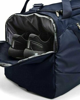 Lifestyle zaino / Borsa Under Armour UA Undeniable 5.0 Large Duffle Bag Midnight Navy/Metallic Silver 101 L Sport Bag - 4