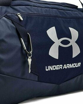 Lifestyle ruksak / Torba Under Armour UA Undeniable 5.0 Large Duffle Bag Midnight Navy/Metallic Silver 101 L Sport Bag - 6