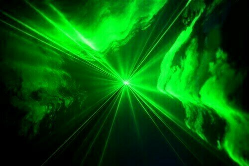Efekt laser eLite Green Star Laser 200 mW, DMX - 3