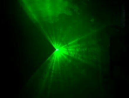 Efekt laser eLite Green Star Laser 200 mW, DMX - 5