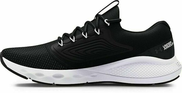 Cestná bežecká obuv Under Armour Men's UA Charged Vantage 2 Running Shoes Black/White 42,5 Cestná bežecká obuv - 2