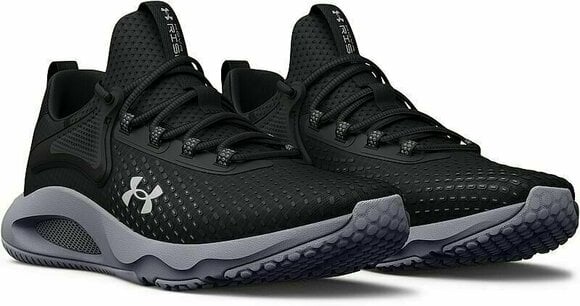 Fitness Shoes Under Armour Men's UA HOVR Rise 4 Training Shoes Black/Mod Gray 11 Fitness Shoes - 3