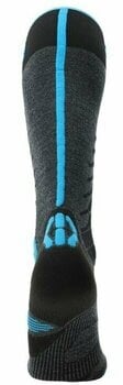 Calzino da sci UYN Man Ski One Merino Socks Anthracite/Turquoise 35-38 Calzino da sci - 4